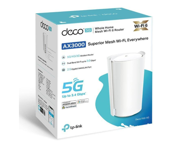 TP-Link DECO X50-5G 5G 3,4Gbps (Wi-Fi 6 3000Mb/s a/b/g/n/ac/ax) - 1262198 - zdjęcie 4